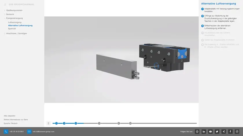ZIMMER Digitale Montageanleitung | Via CMS pflegbare Schritt-für-Schritt Anleitungen. Jedem Video können beliebig viele ... ZIMMER Digitale Montageanleitung | Via CMS pflegbare Schritt-für-Schritt Anleitungen. Jedem Video können beliebig viele ...