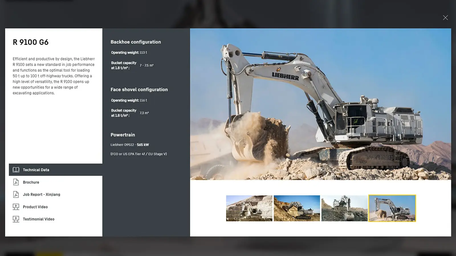 Media LIEBHERR Virtuelle Mine — Interaktive Produktinformation