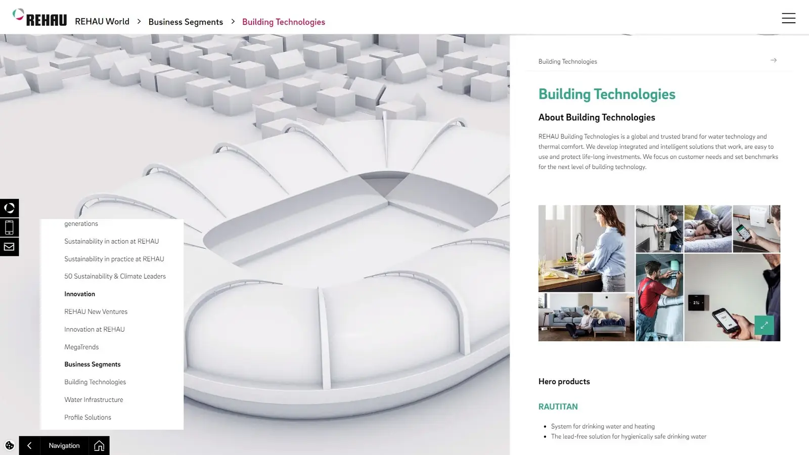 REHAU World – digitale Messepräsentation und Produktwelt