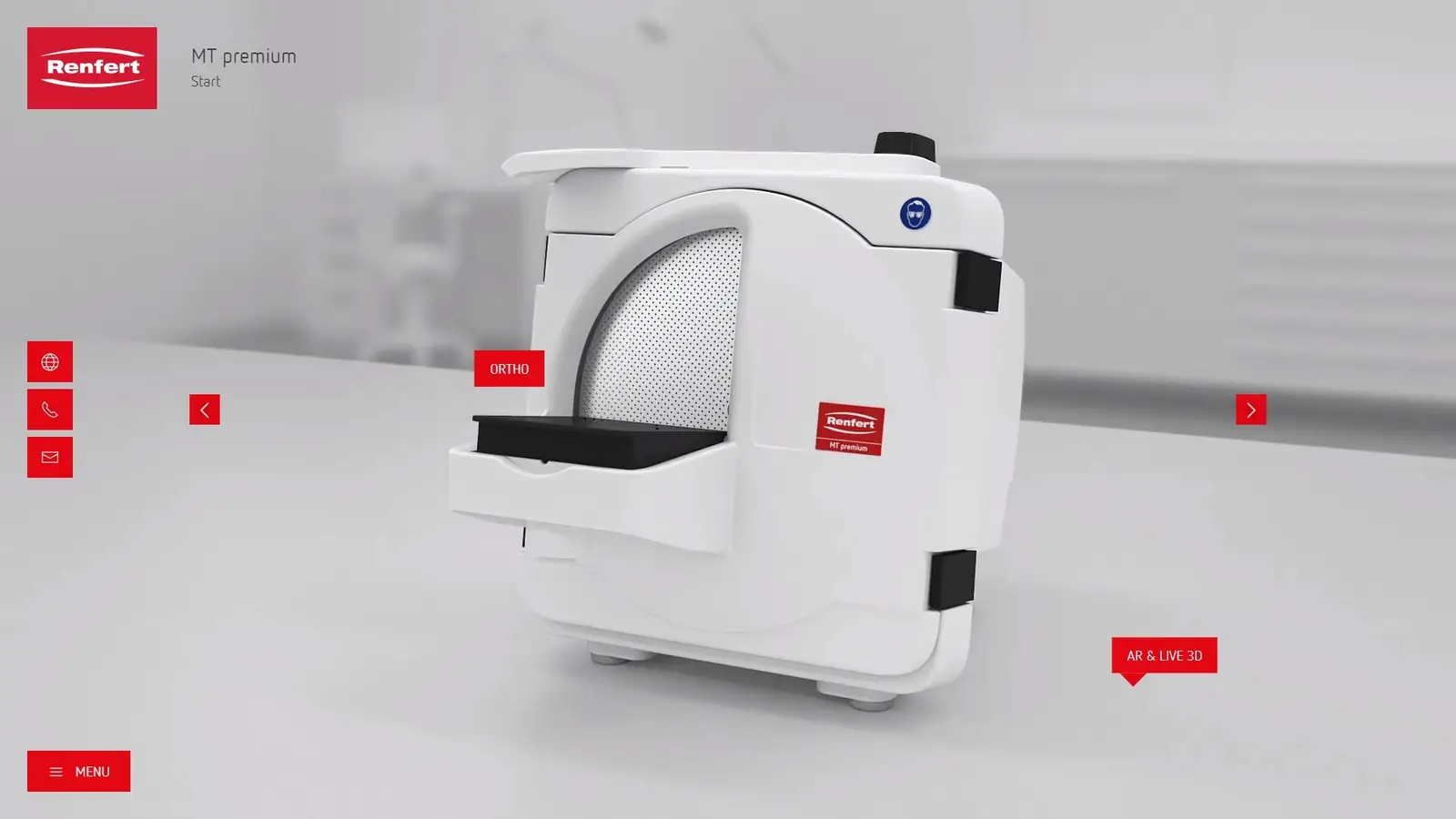 Media RENFERT Product Virtualizer — Interaktive Produktübersicht