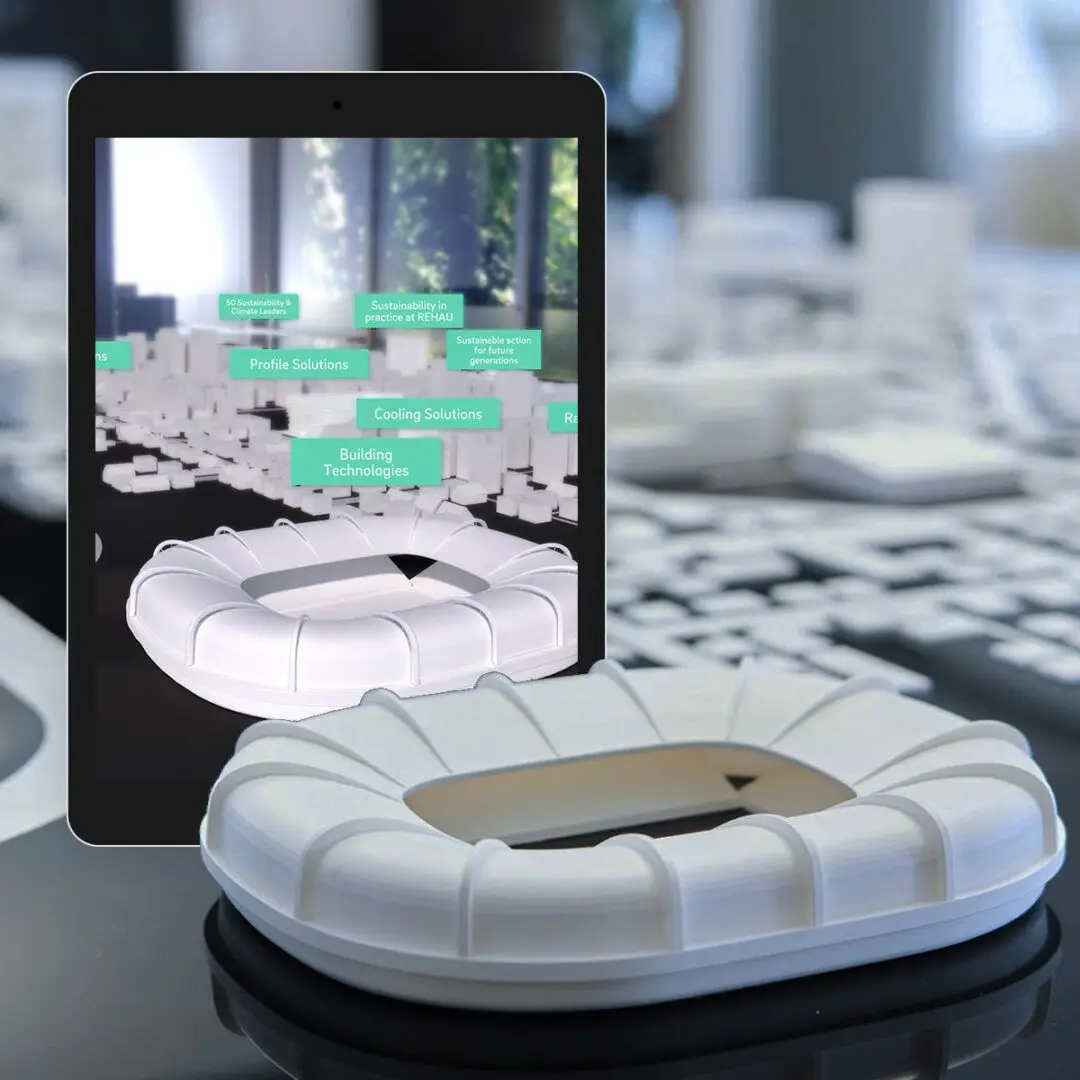 AR-Modell REHAU Produkt – Vorschau interaktive 3D-Visualisierung