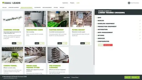 HERRENKNECHT Lead-Tool — Kontaktformular nach Konfiguration