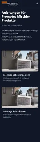 PROMOTEC MISCHLER — Digitale Montageanleitung Schritt-für-Schritt