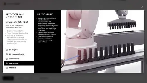 SENSOPART Expo — Touch-Interface auf der Messe