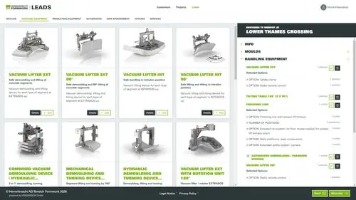 Media HERRENKNECHT Lead-Tool — Interaktive Anlagenauswahl in 3D