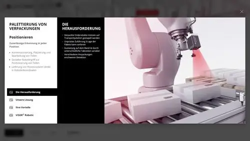 Media SensoPart Expo – digitale Ausstellungspräsentation Industriesensoren