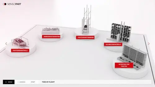 Media SENSOPART Expo — Interaktive Produktübersicht Sensortechnik