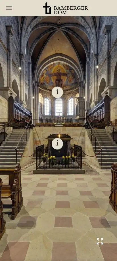 Media BAMBERG Dom — Interaktiver 360°-Rundgang im Browser – Bild 1