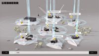 Start-Location LIEBHERR Virtuelle Mine — Hero-Ansicht der interaktiven 3D-Anwendung