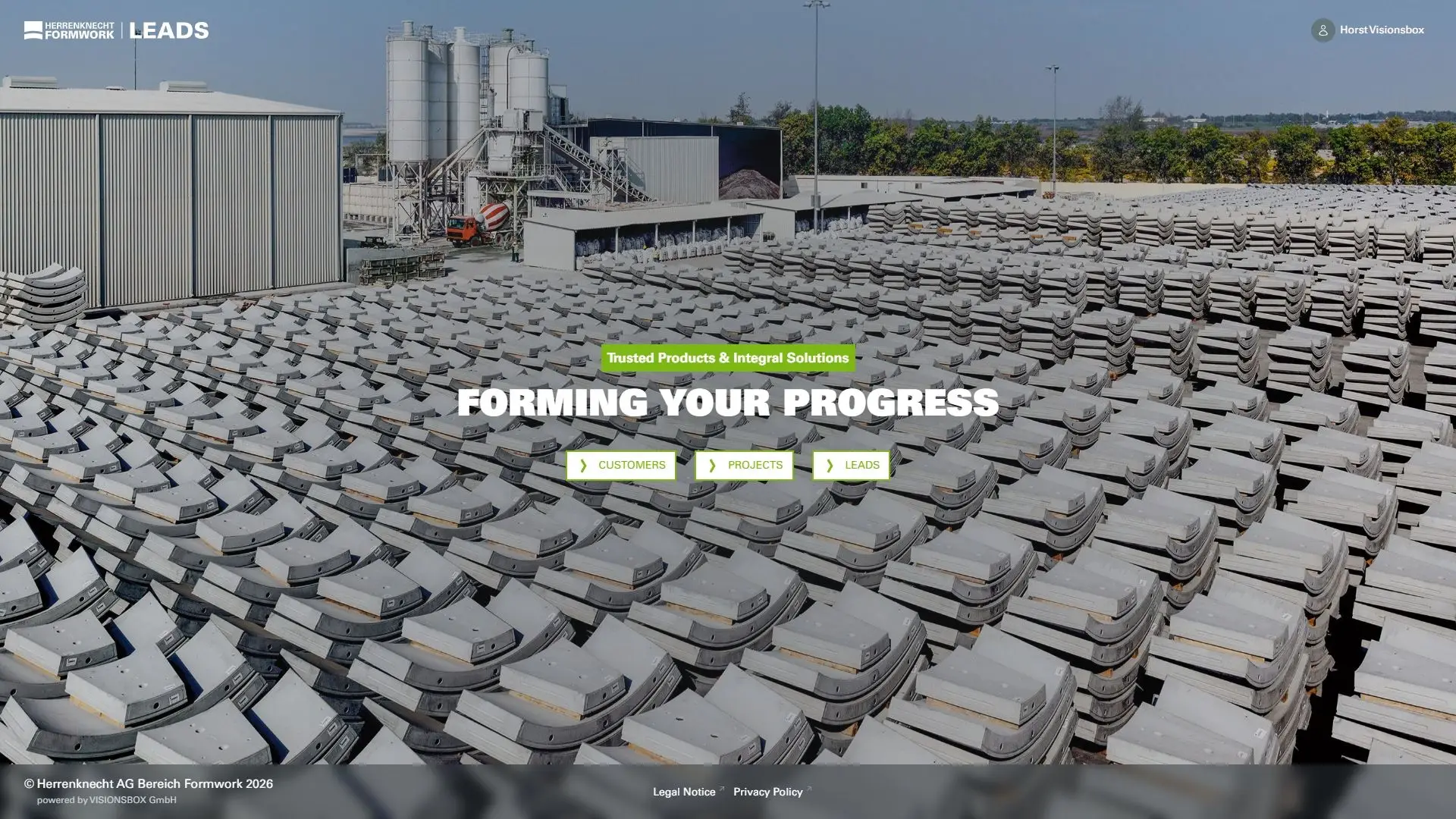 HERRENKNECHT Lead-Tool — Startscreen 3D-Anlagenkonfigurator