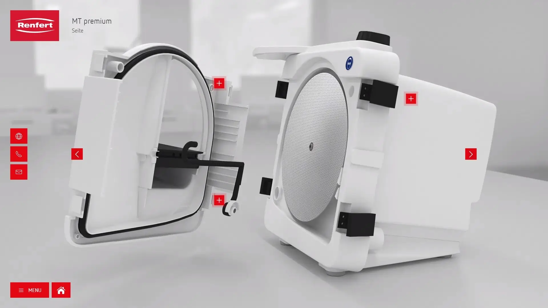 RENFERT Product Virtualizer — Detailansicht Dentaltechnik