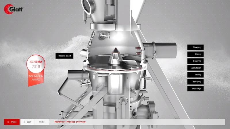 GLATT — Interaktive 3D-Produktpräsentation für Process Solutions