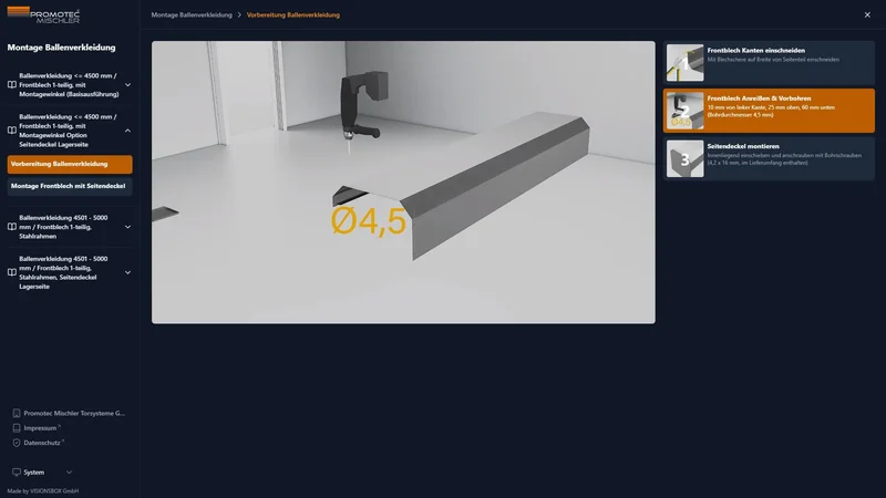 PROMOTEC MISCHLER - Digitale Montageanleitungen