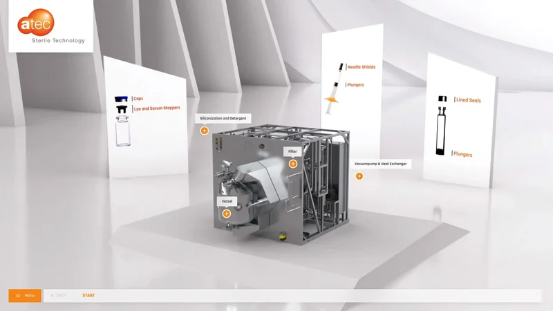 ATEC — Interaktive 3D-Präsentation für Prozesstechnik