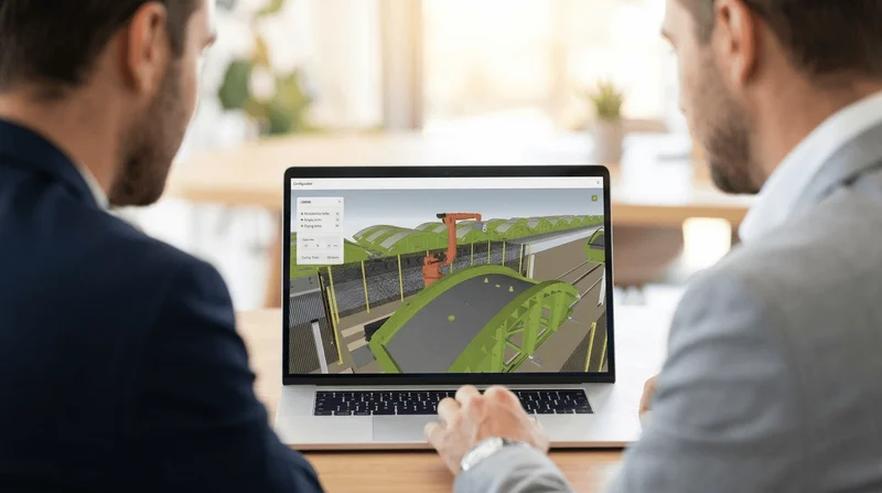 3D-Produktkonfigurator im Maschinenbau: von der Variante zur qualifizierten Anfrage