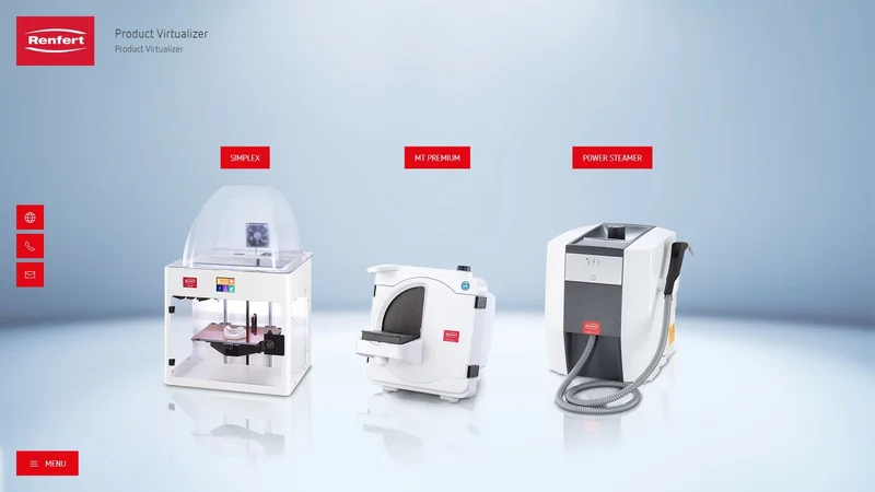 RENFERT Product Virtualizer — Zentrale Plattform für interaktive Produktpräsentation