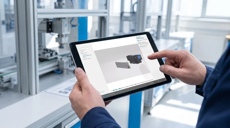 Serviceschulung aus CAD-Daten: vom Modell zum Ablauf an der Maschine