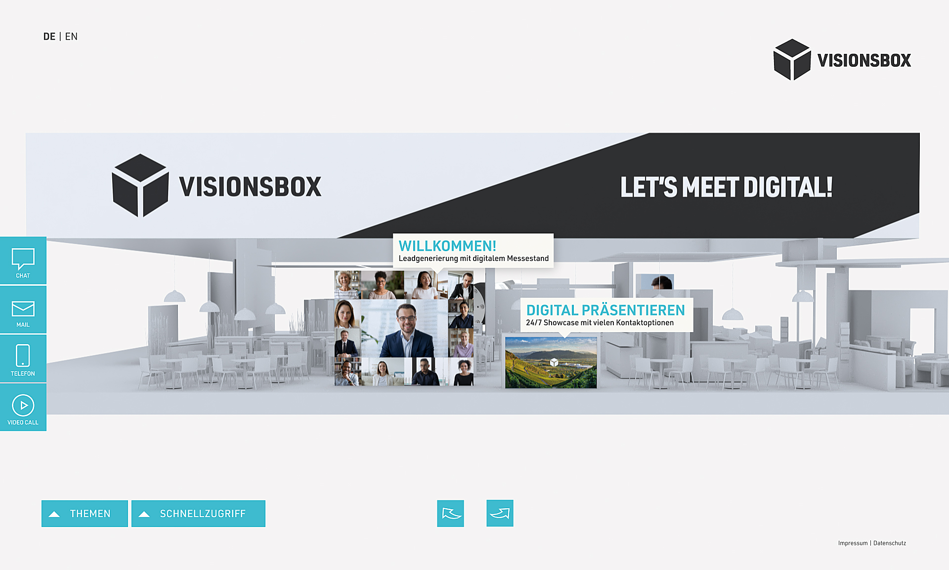 Virtueller Showroom - Das Beispiel der VISIONSBOX